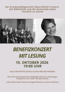 Benefizkonzert mit Lesung